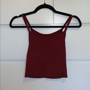 Maroon tank